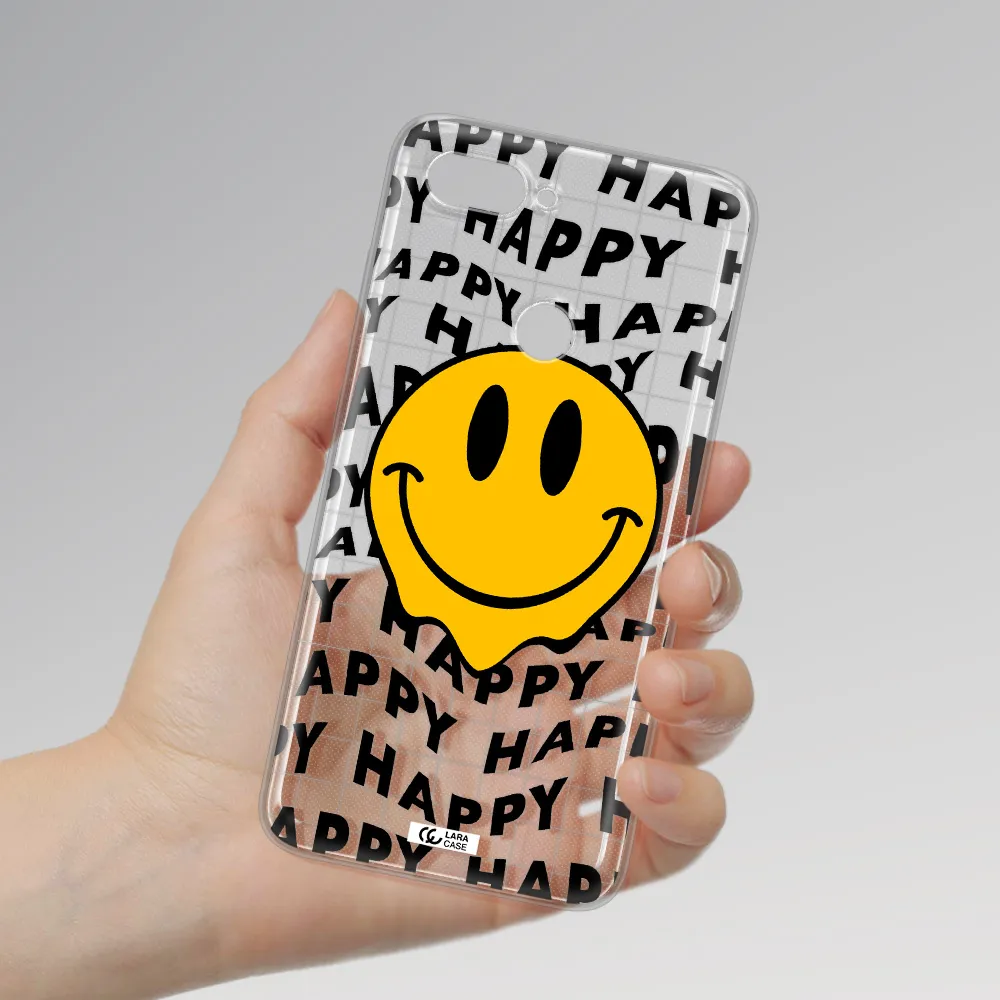 Happy Emoji Xiaomi Mi 8 Lite Clear TPU Case