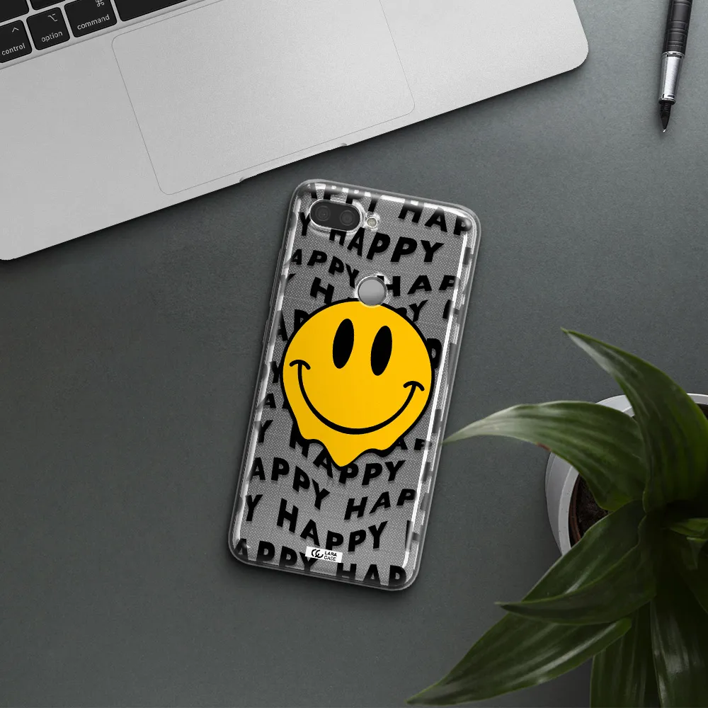 Happy Emoji Xiaomi Mi 8 Lite Clear TPU Case