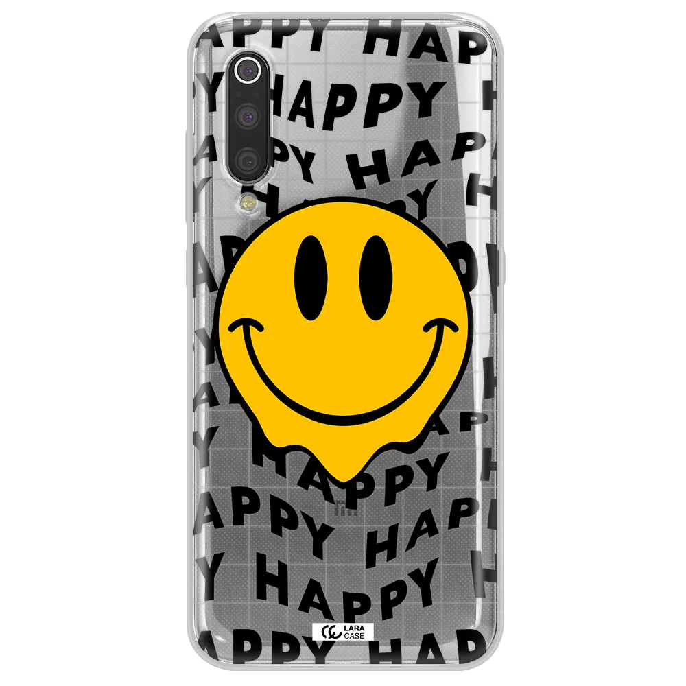 Happy Emoji Xiaomi Mi 9 Clear TPU Case