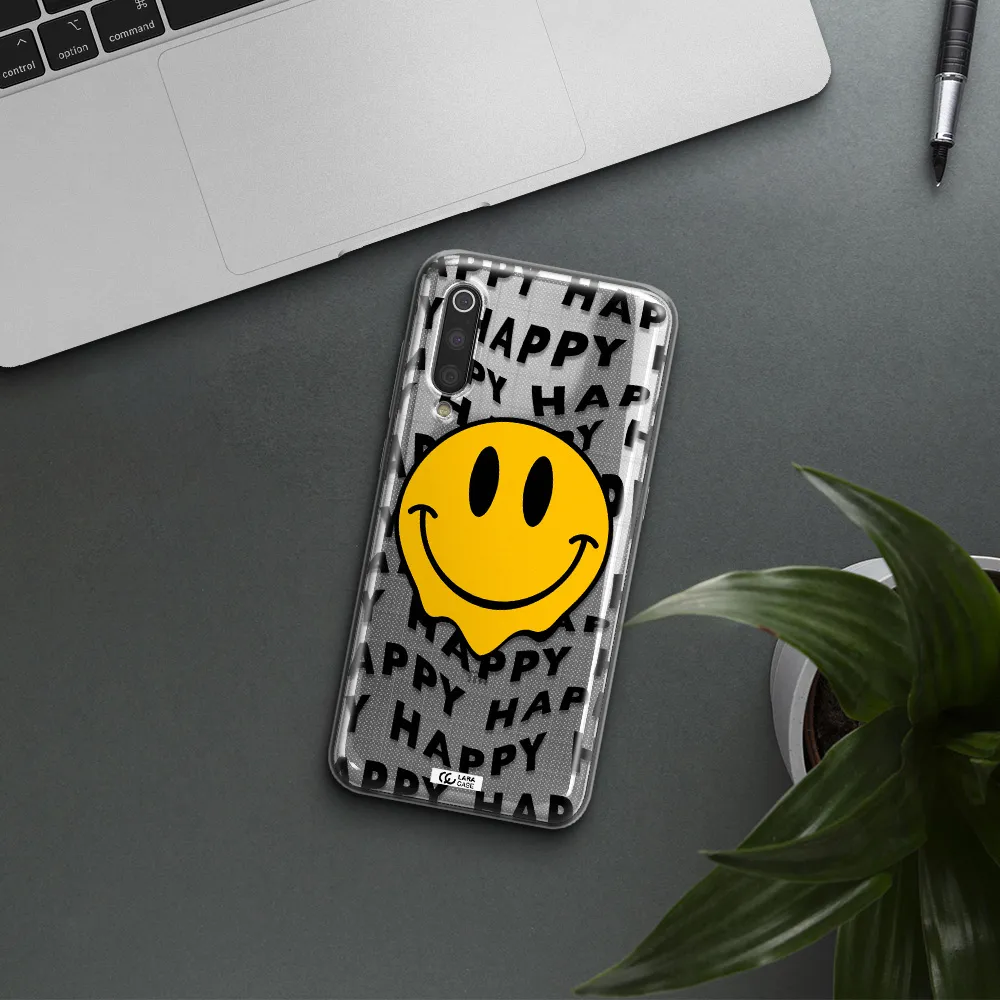 Happy Emoji Xiaomi Mi 9 Clear TPU Case