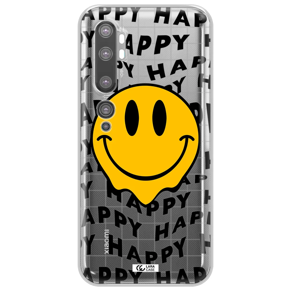 Happy Emoji Xiaomi Mi Note 10 Clear TPU Case