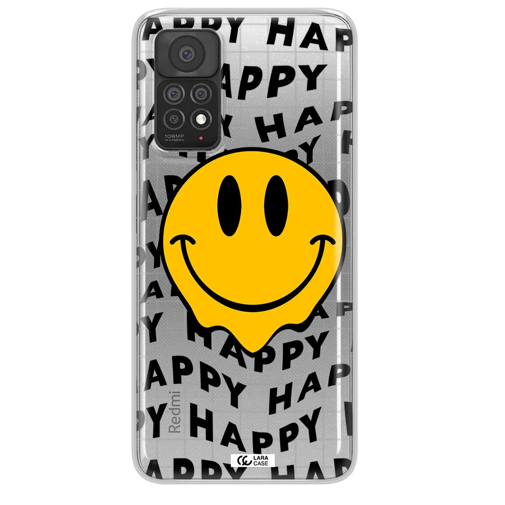 Happy Emoji Xiaomi Note 11 Pro Clear TPU Case