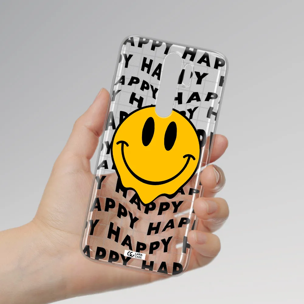 Happy Emoji Xiaomi Note 8 Pro Clear TPU Case