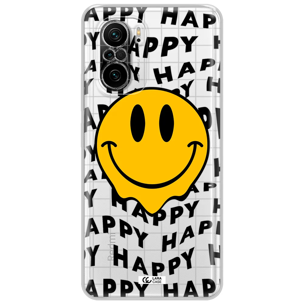 Happy Emoji Xiaomi Poco F3 Clear Tpu Case