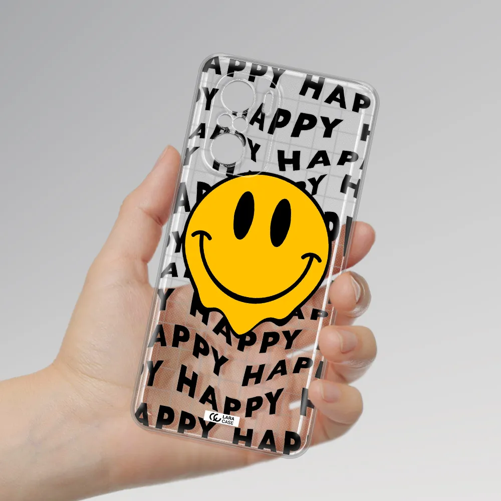 Happy Emoji Xiaomi Poco F3 Clear Tpu Case