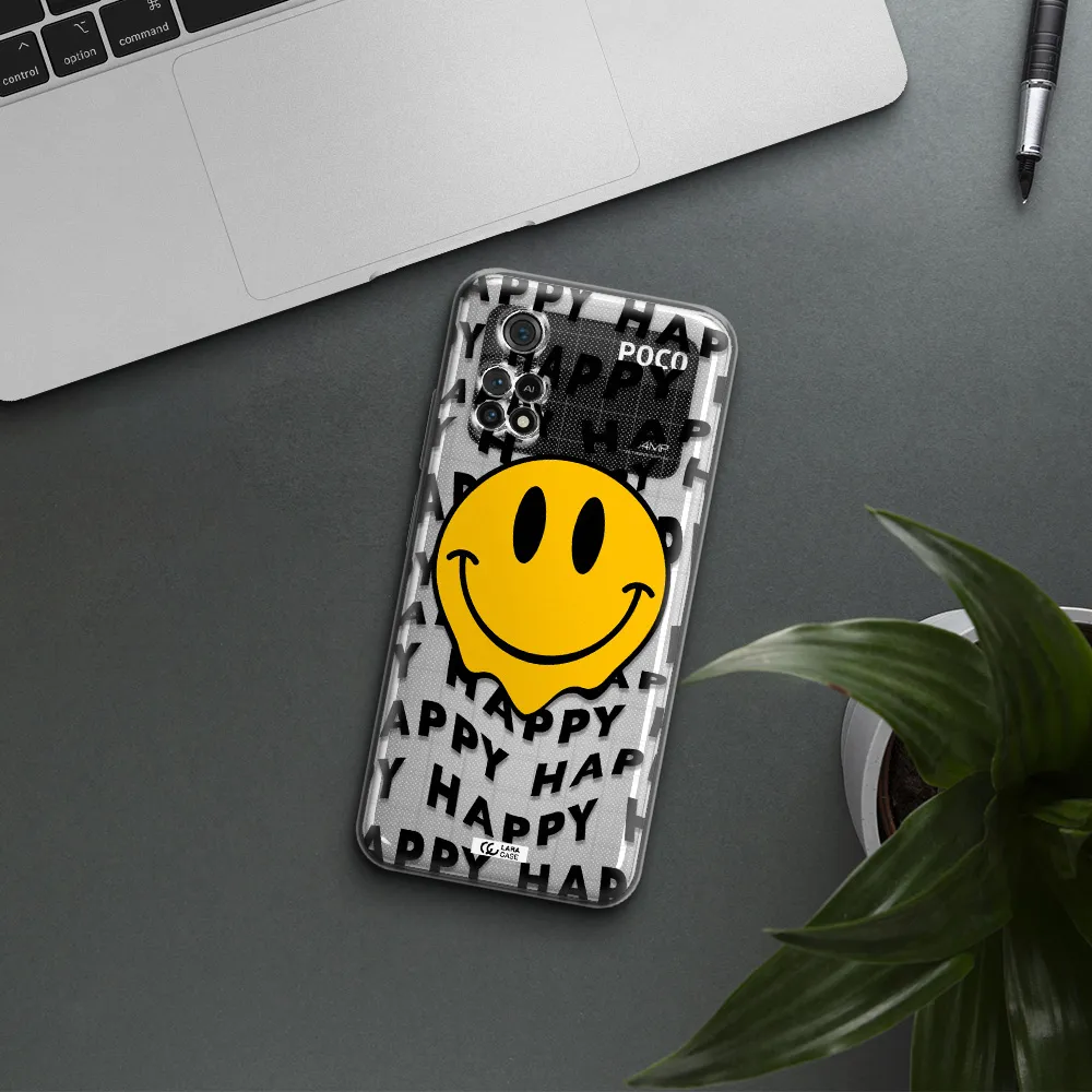 Happy Emoji Xiaomi Poco M4 Pro 4G Clear Tpu Case