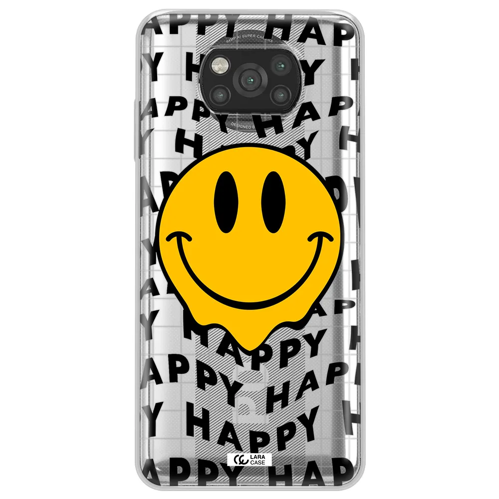 Happy Emoji Xiaomi Poco X3 Clear TPU Case