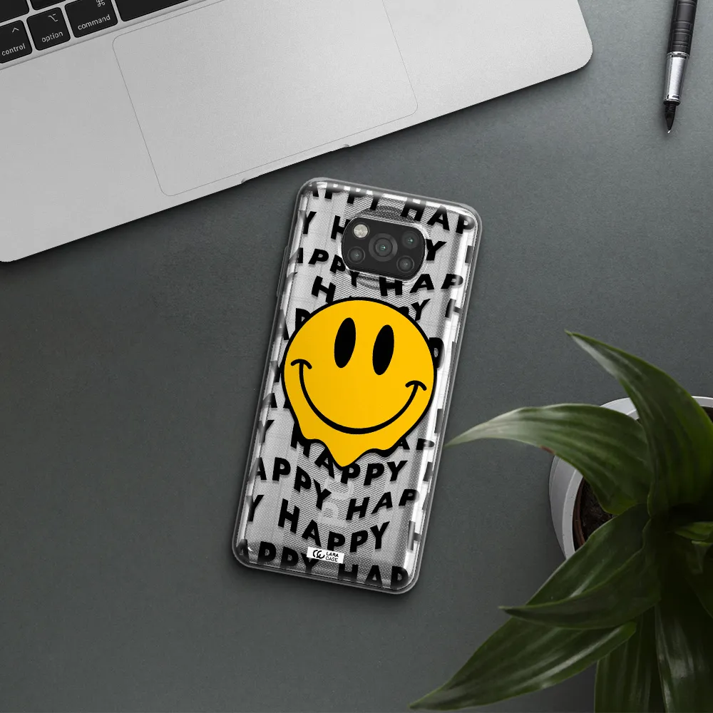 Happy Emoji Xiaomi Poco X3 Clear TPU Case