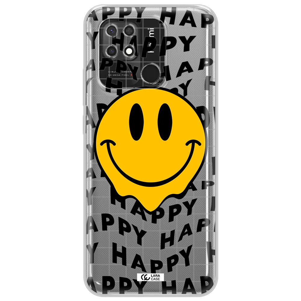 Happy Emoji Xiaomi Redmi 10C Clear TPU Case