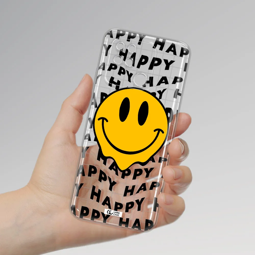 Happy Emoji Xiaomi Redmi 10C Clear TPU Case