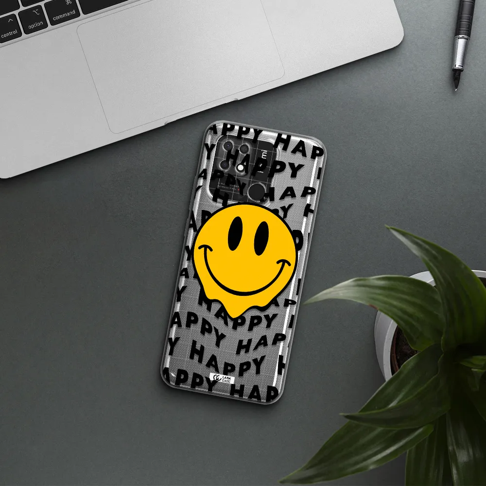 Happy Emoji Xiaomi Redmi 10C Clear TPU Case