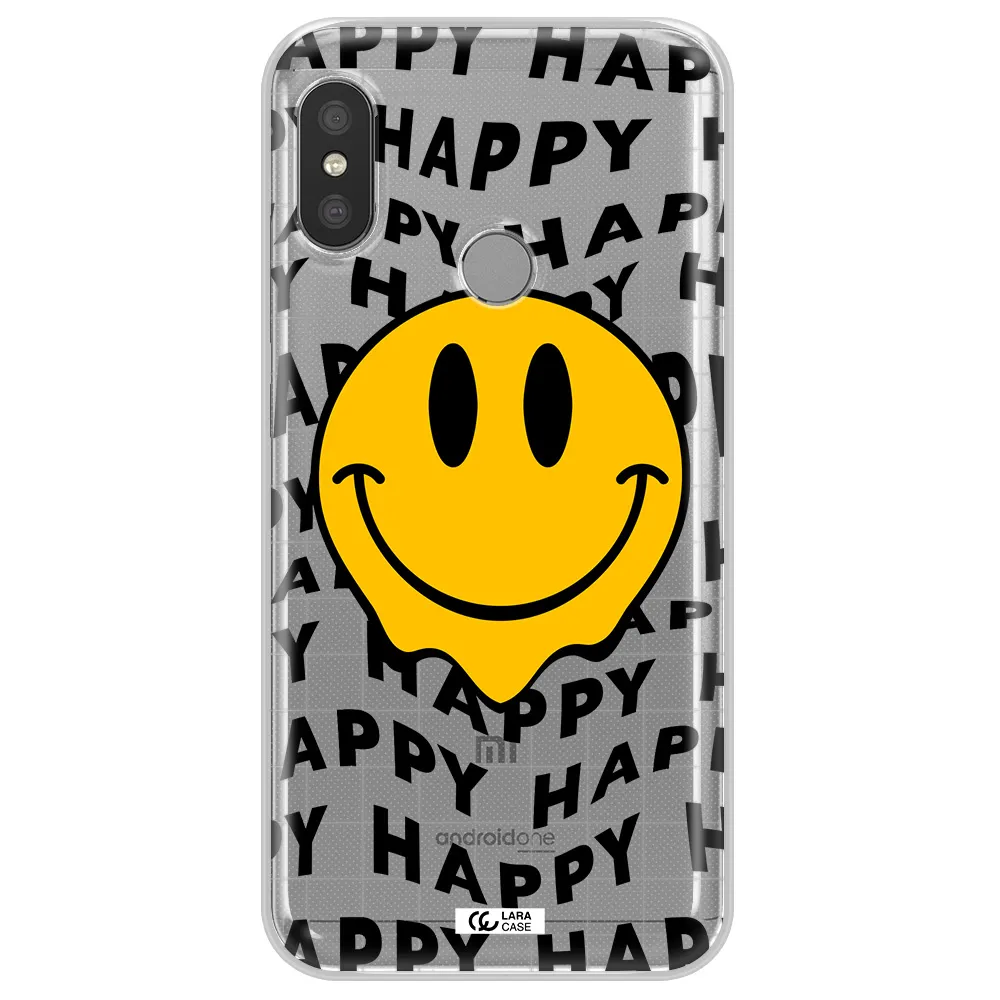 Happy Emoji Xiaomi Redmi 6 Pro Clear TPU Case