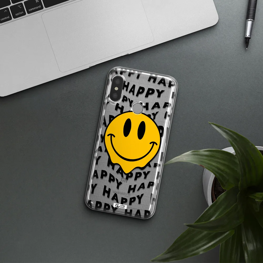 Happy Emoji Xiaomi Redmi 6 Pro Clear TPU Case