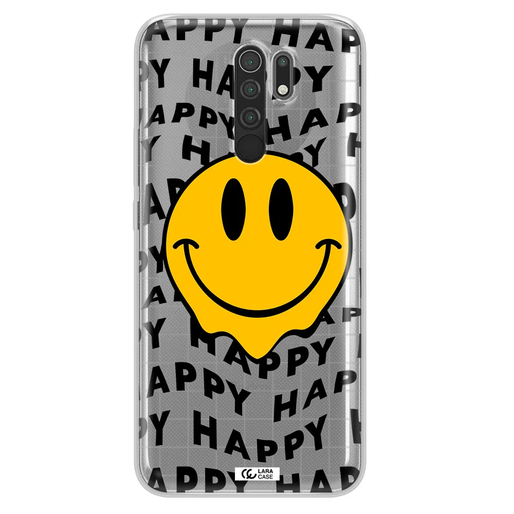 Happy Emoji Xiaomi Redmi 9 Clear TPU Case