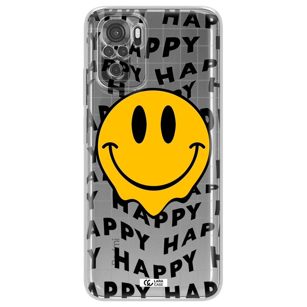 Happy Emoji Xiaomi Redmi Note 10S Clear Tpu Case