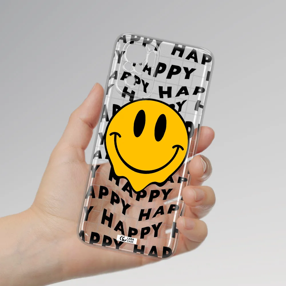 Happy Emoji Xiaomi Redmi Note 10S Clear Tpu Case