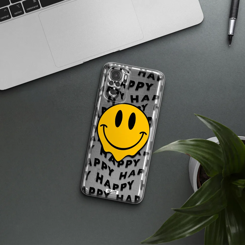Happy Emoji Xiaomi Redmi Note 10S Clear Tpu Case