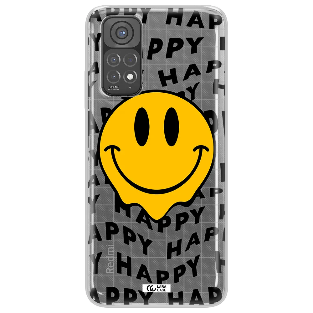 Happy Emoji Xiaomi Redmi Note 11 Clear TPU Case