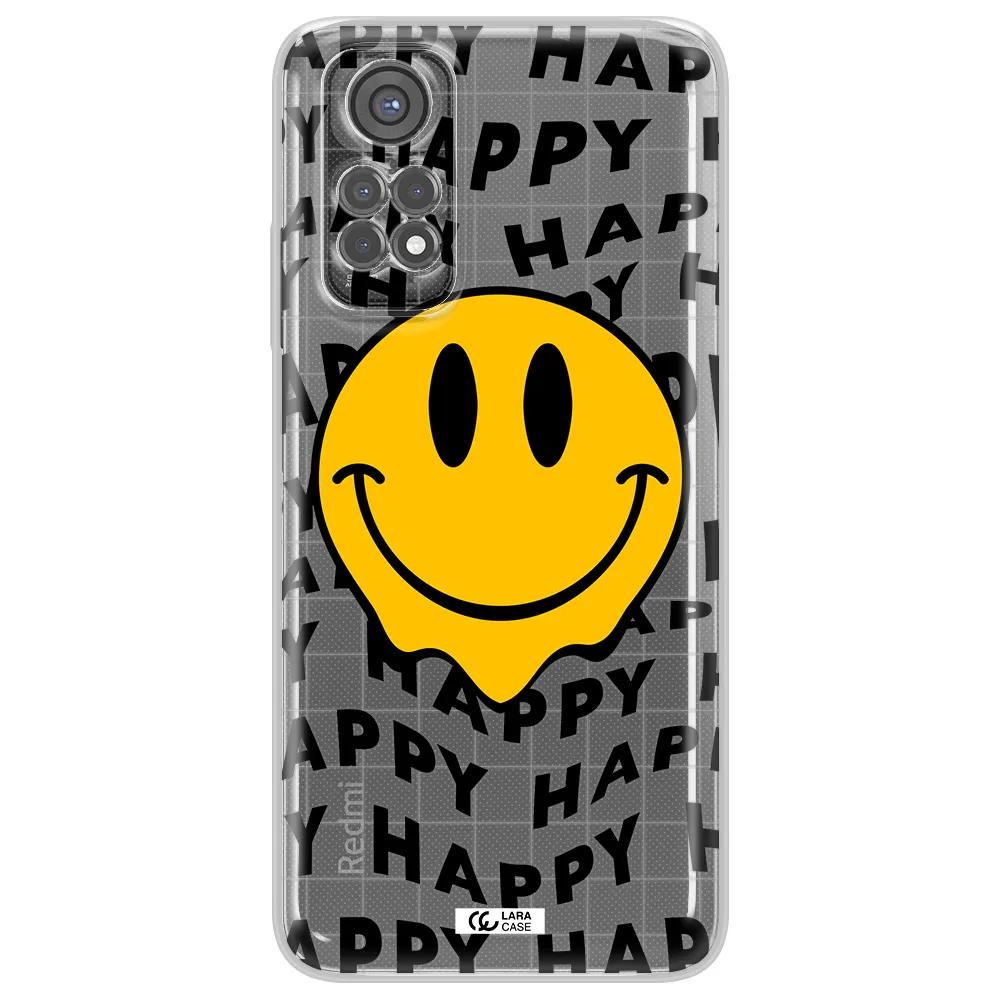 Happy Emoji Xiaomi Redmi Note 11S Clear Tpu Case