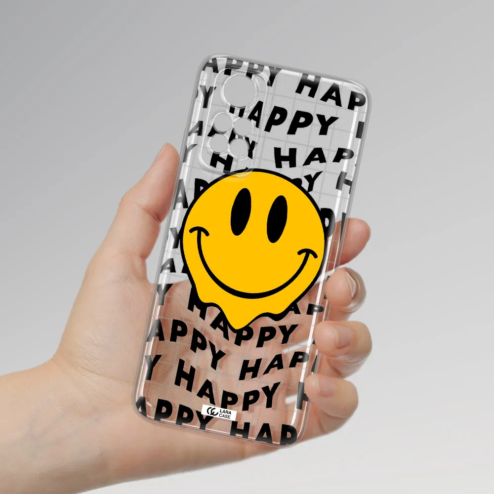 Happy Emoji Xiaomi Redmi Note 11S Clear Tpu Case