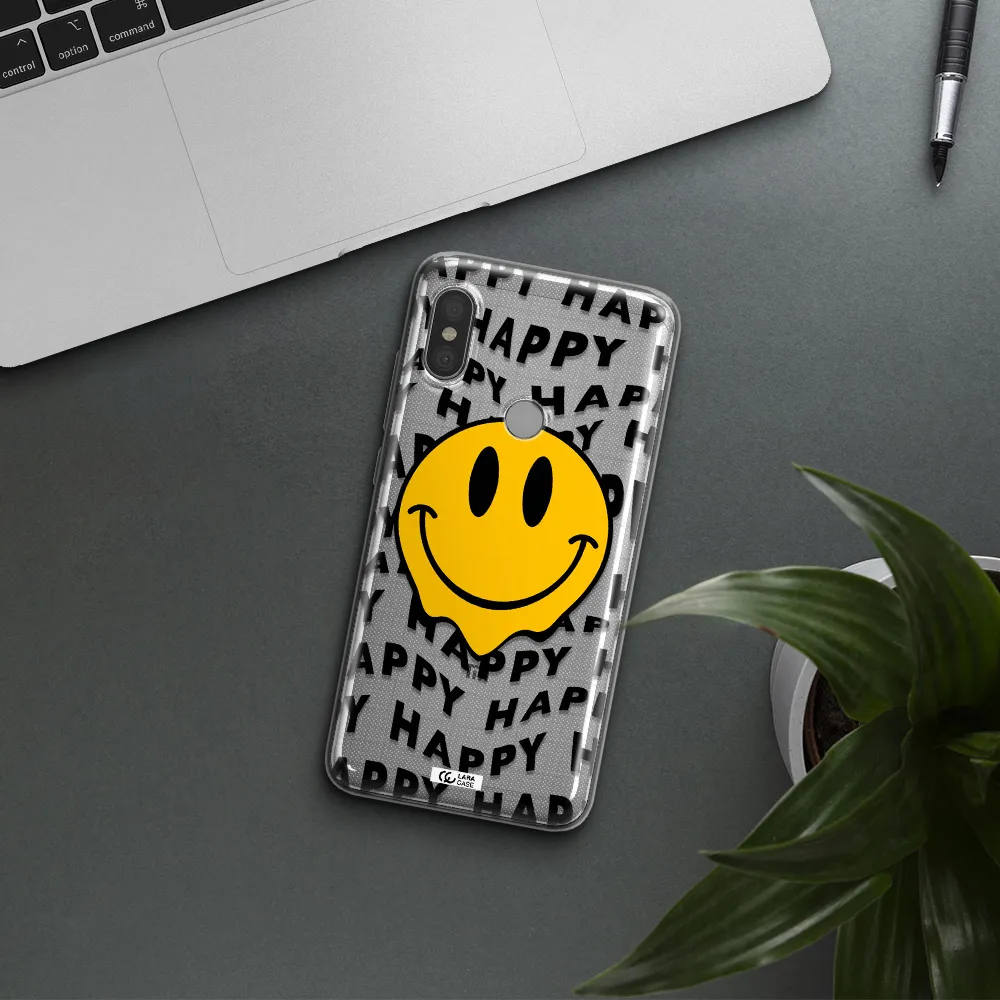 Happy Emoji Xiaomi Redmi Note 6 Pro Clear TPU Case
