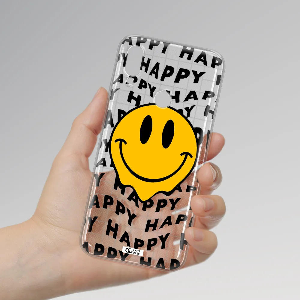 Happy Emoji Xiaomi Redmi Note 7 Clear TPU Case