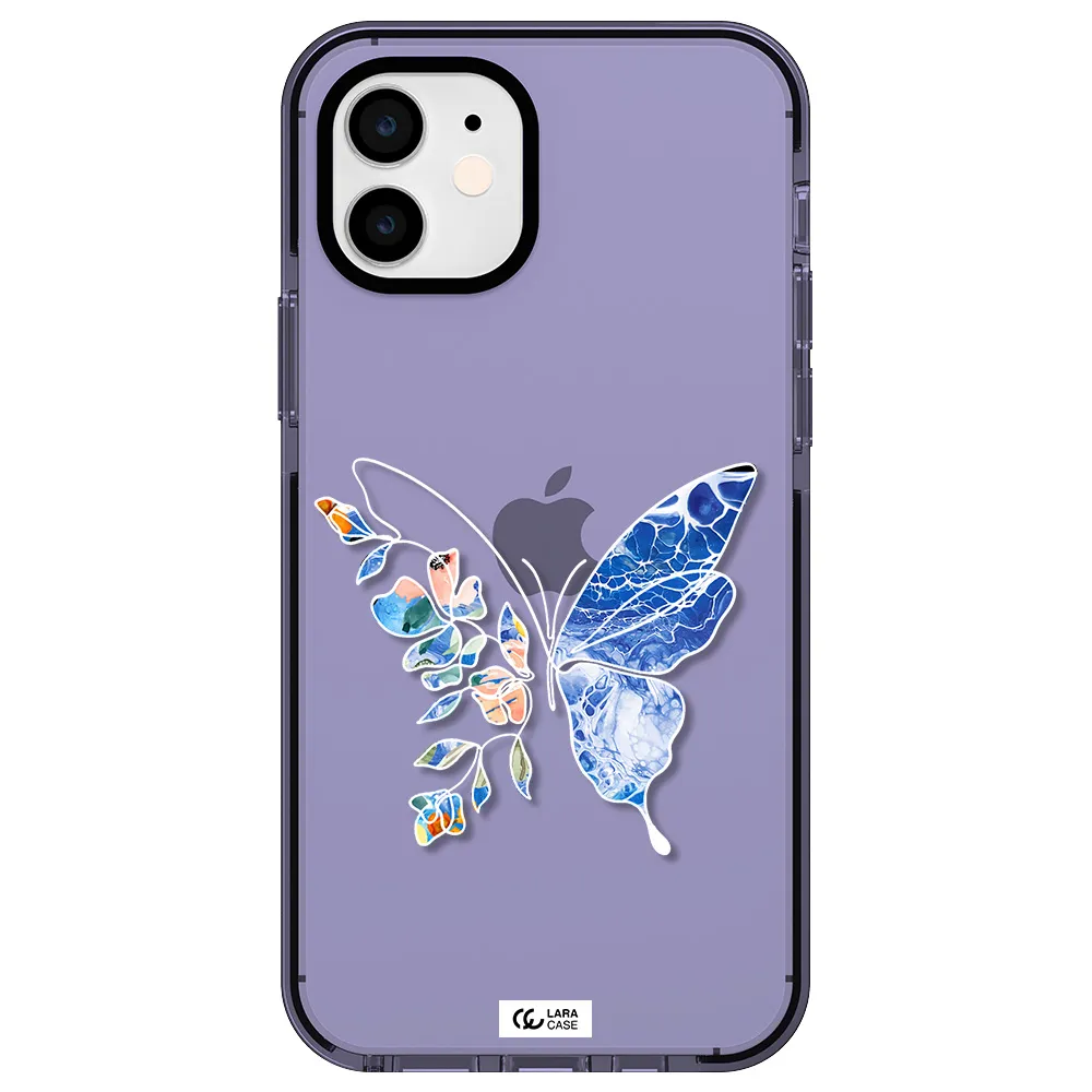 a white background with gold text Apple iPhone 11 impact Lilac Case