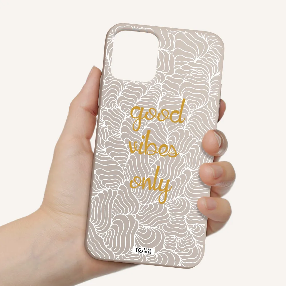 a white background with gold text Apple iPhone 11 pro Silicone Stone Case