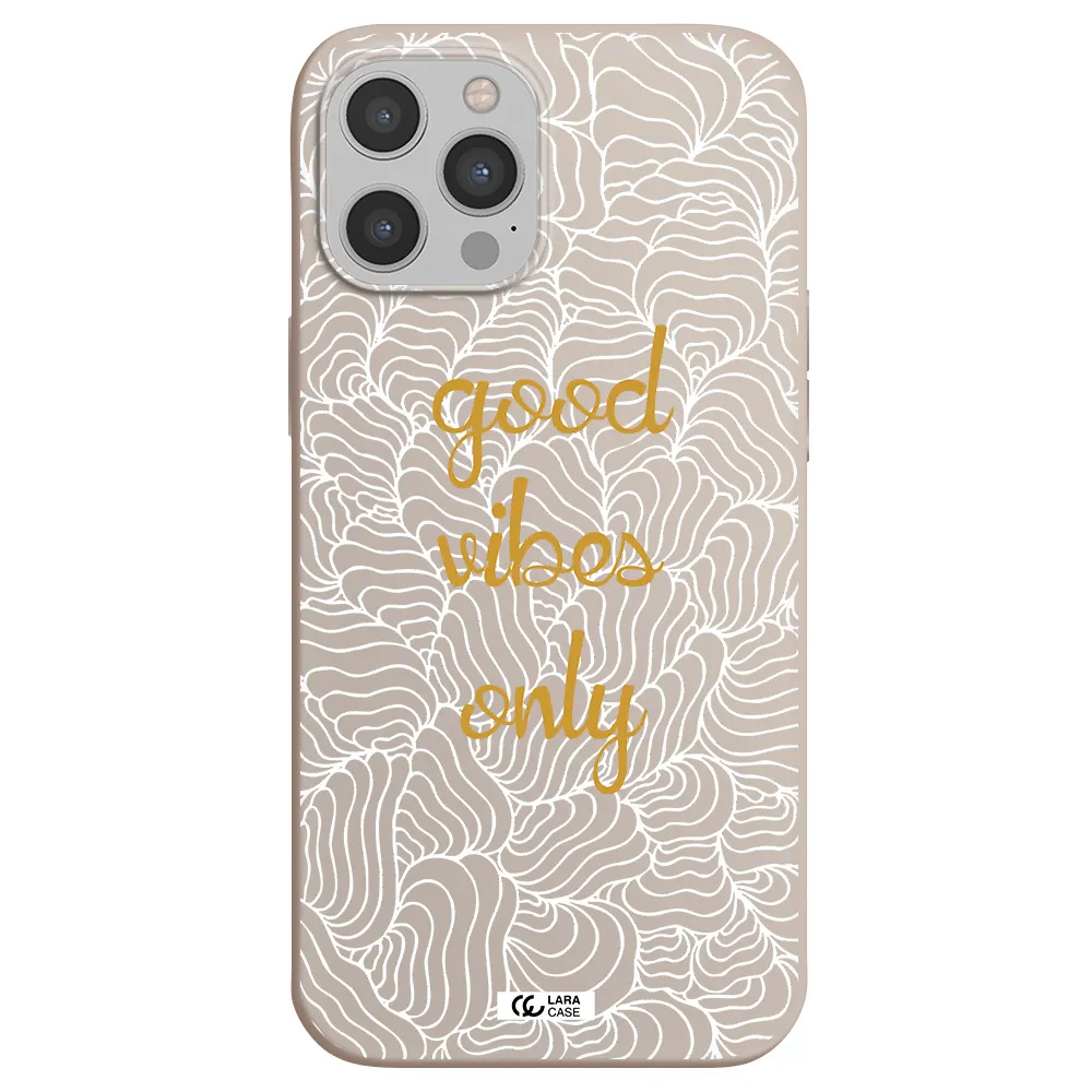 a white background with gold text Apple iPhone 12 pro max Silicone Stone Case
