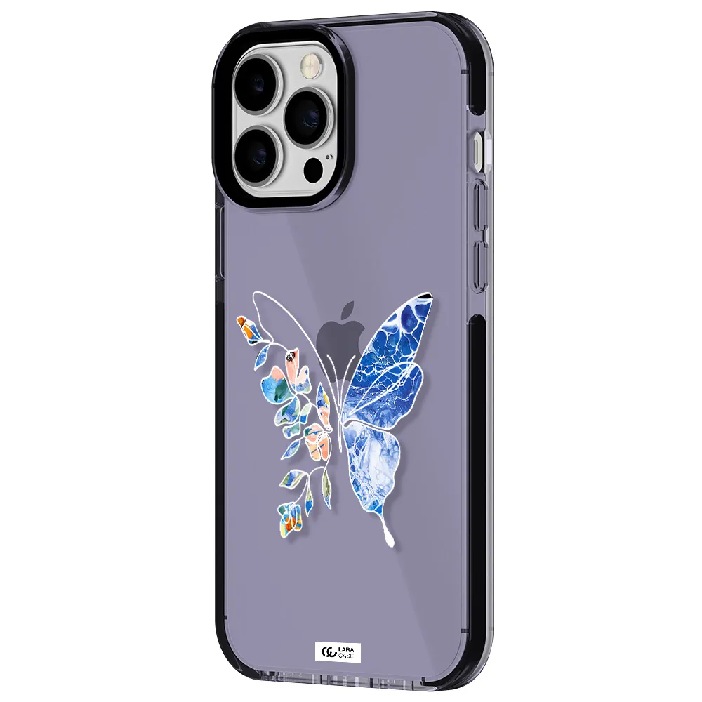 a white background with gold text Apple iPhone 13 Pro Max impact Lilac Case