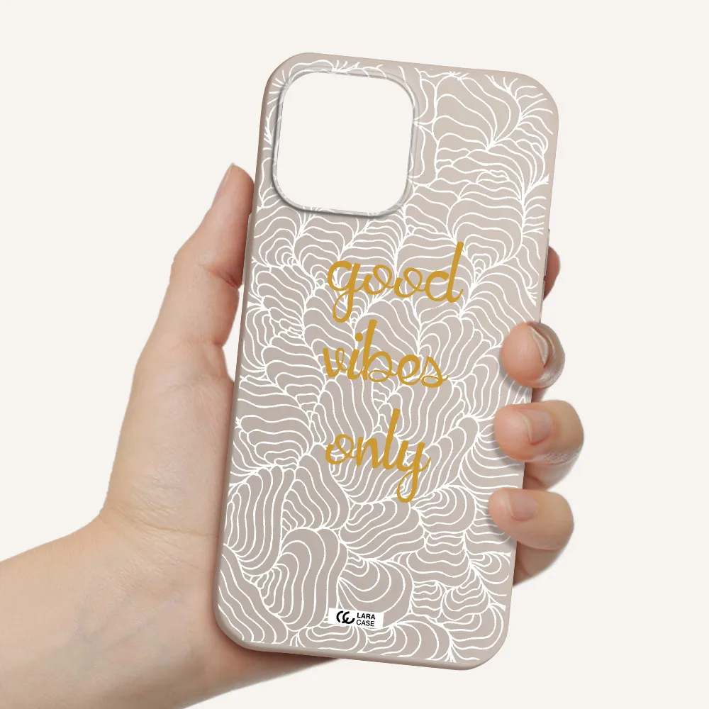 a white background with gold text Apple iPhone 13 Pro Silicone Stone Case
