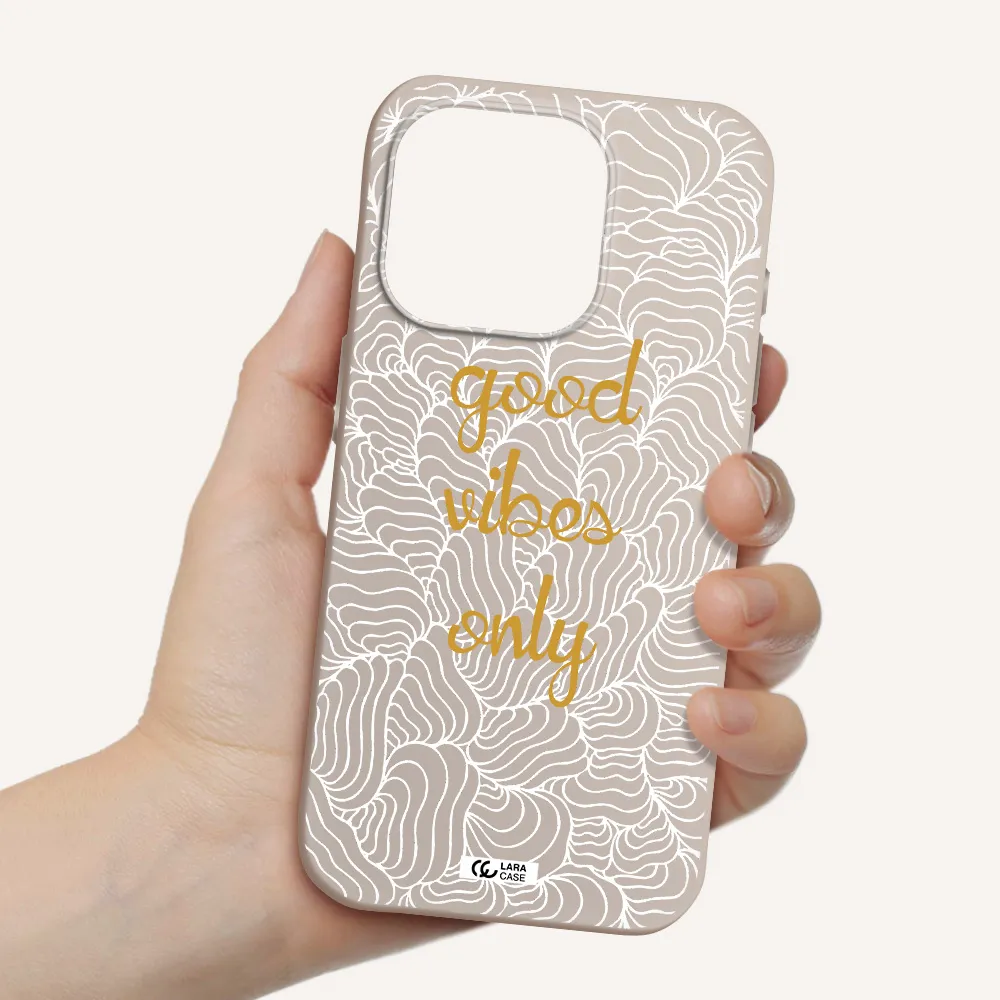 A White Background With Gold Text Apple Iphone 15 Pro Silicone Stone Case