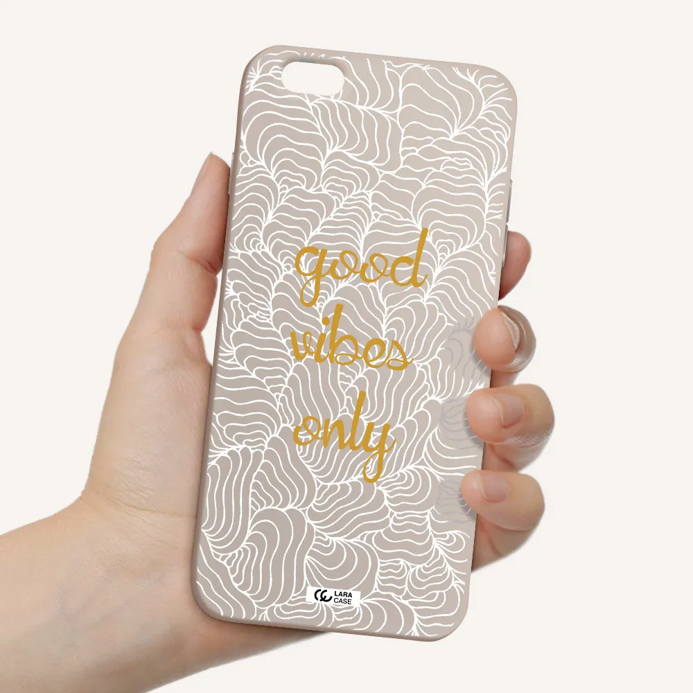 a white background with gold text Apple iPhone 6 plus Silicone Stone Case