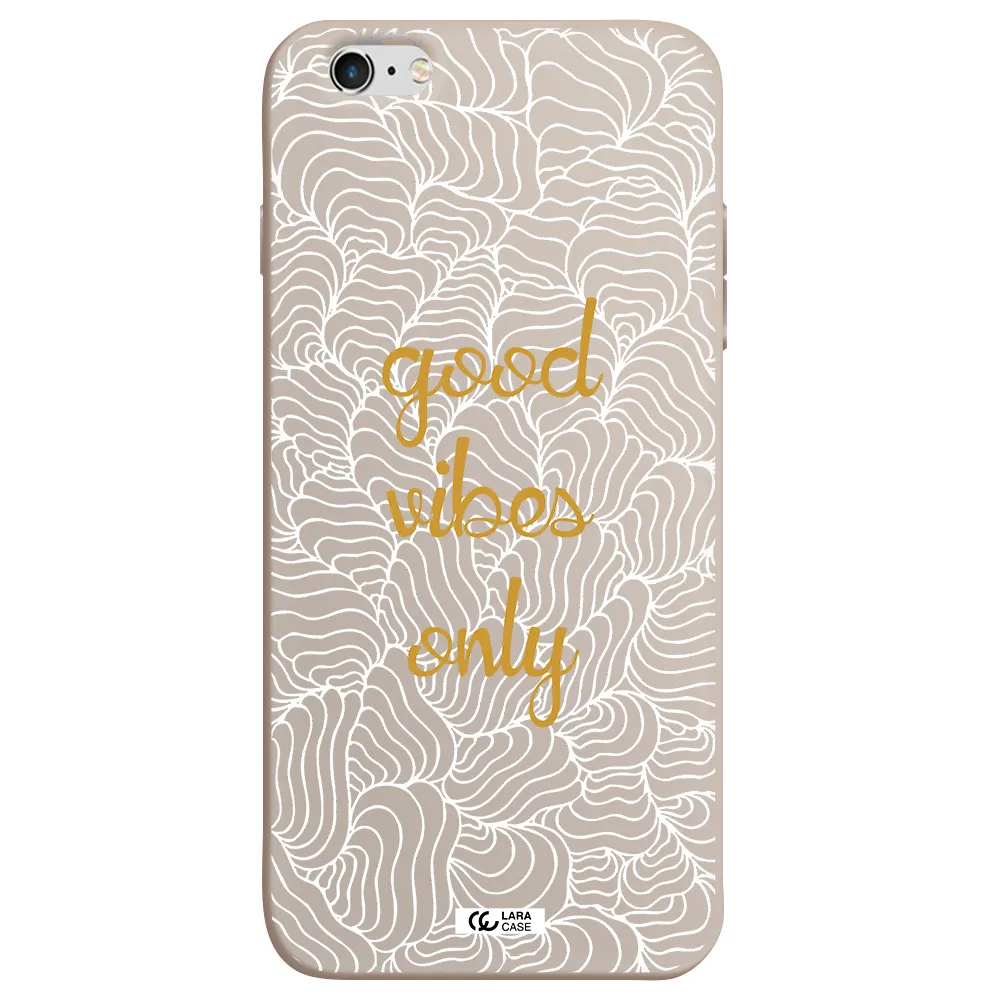 a white background with gold text Apple iPhone 6 s plus Silicone Stone Case