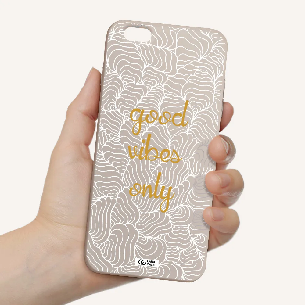a white background with gold text Apple iPhone 6 s plus Silicone Stone Case