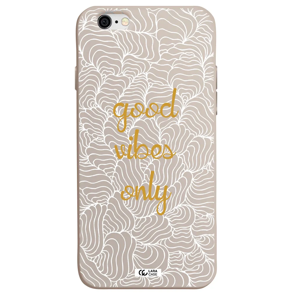 a white background with gold text Apple iPhone 6 Silicone Stone Case