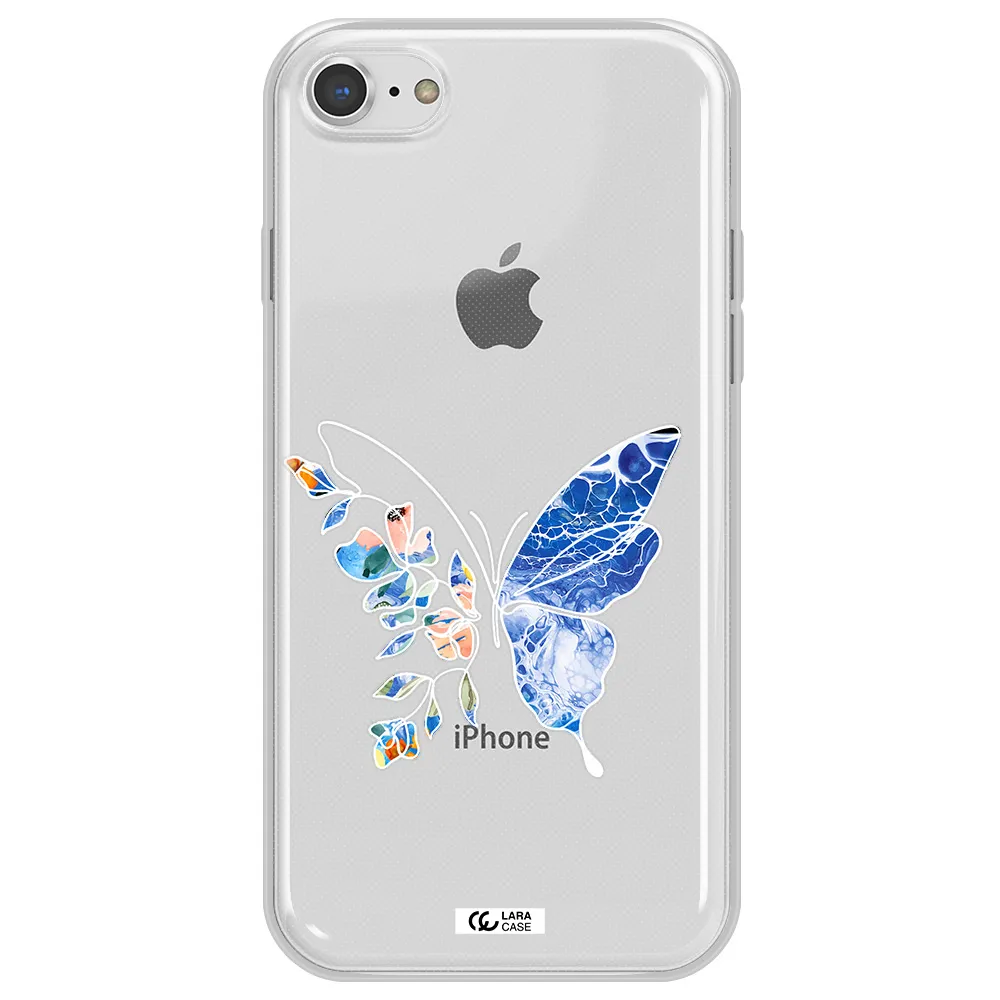 A White Background With Gold Text Apple Iphone 8 Clear Tpu Case