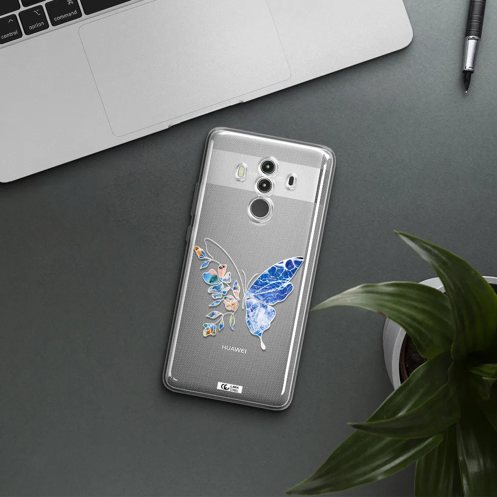 A White Background With Gold Text Huawei Mate 10 Clear Tpu Case