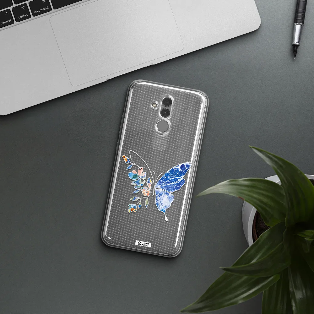 A White Background With Gold Text Huawei Mate 20 Lite Clear Tpu Case