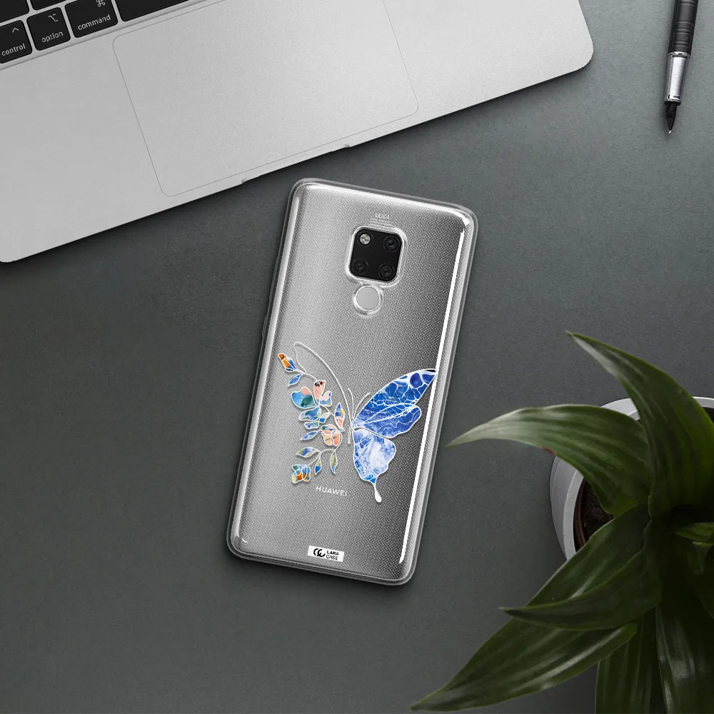 A White Background With Gold Text Huawei Mate 20X Clear Tpu Case