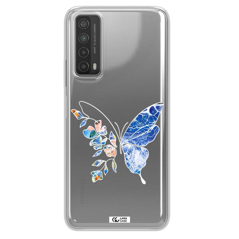 A White Background With Gold Text Huawei P Smart 2021 Clear Tpu Case