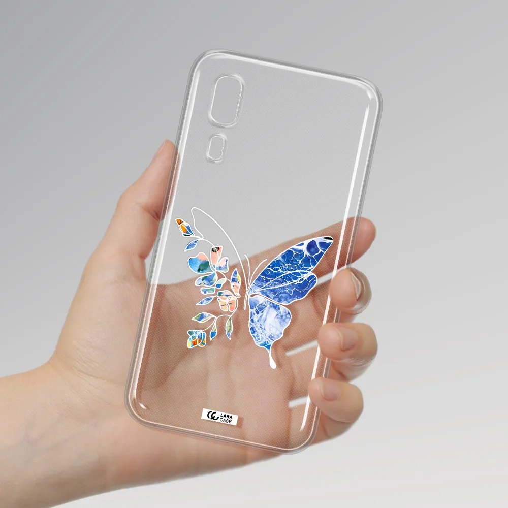 A White Background With Gold Text Samsung A2 Core Clear Tpu Case