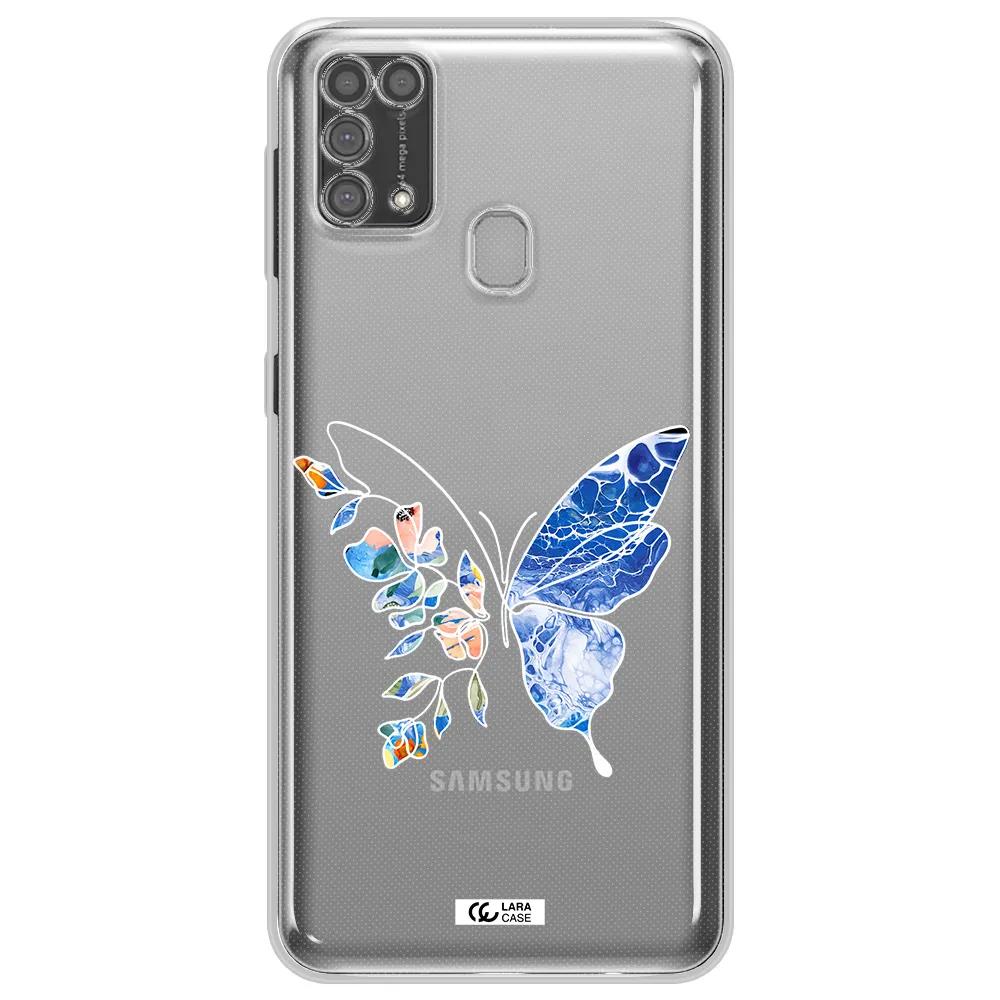 A White Background With Gold Text Samsung M31 Clear Tpu Case