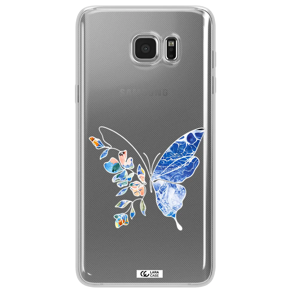 A White Background With Gold Text Samsung Note 5 Clear Tpu Case