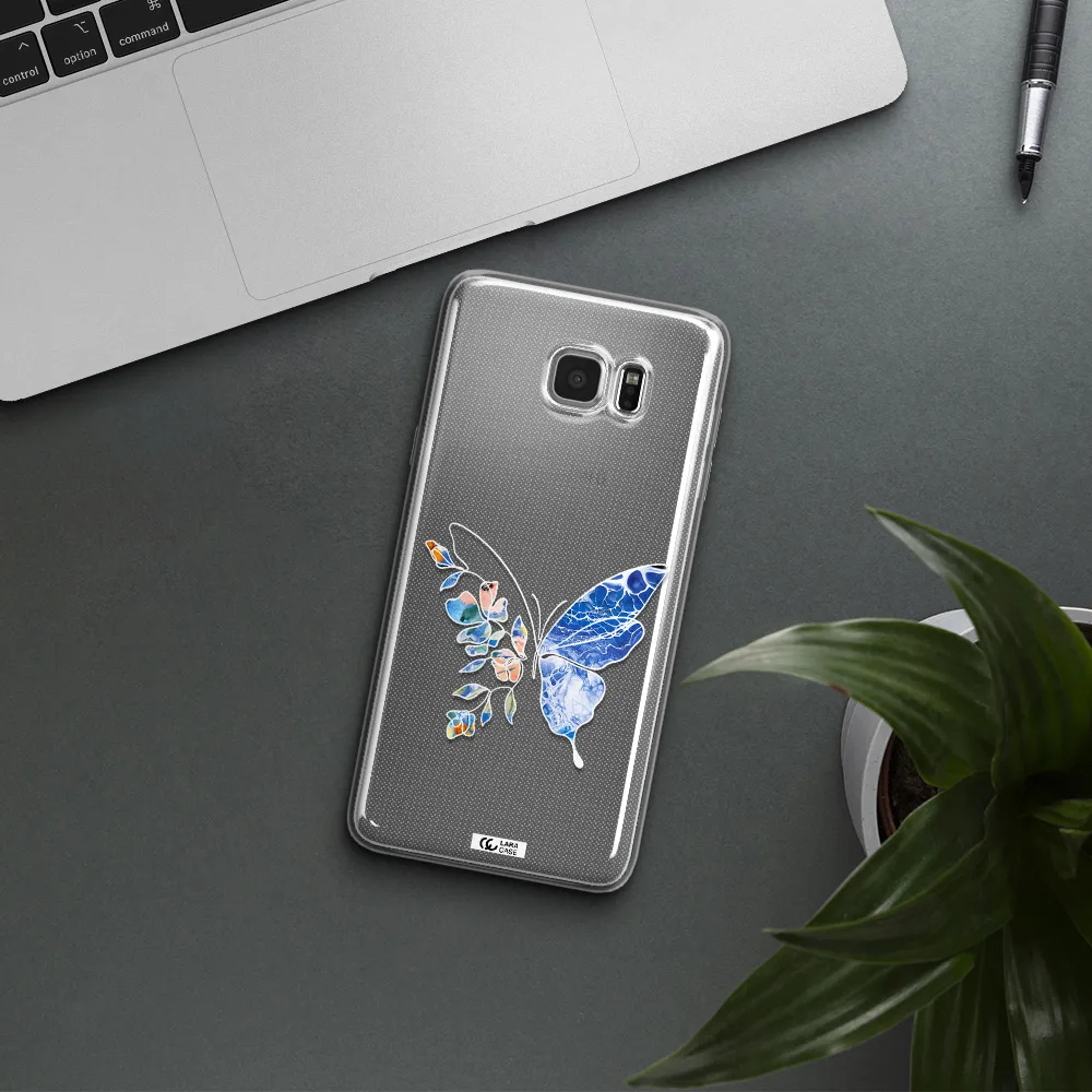 A White Background With Gold Text Samsung Note 5 Clear Tpu Case