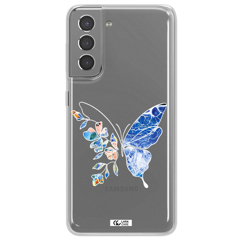 A White Background With Gold Text Samsung S21 Plus Clear Tpu Case