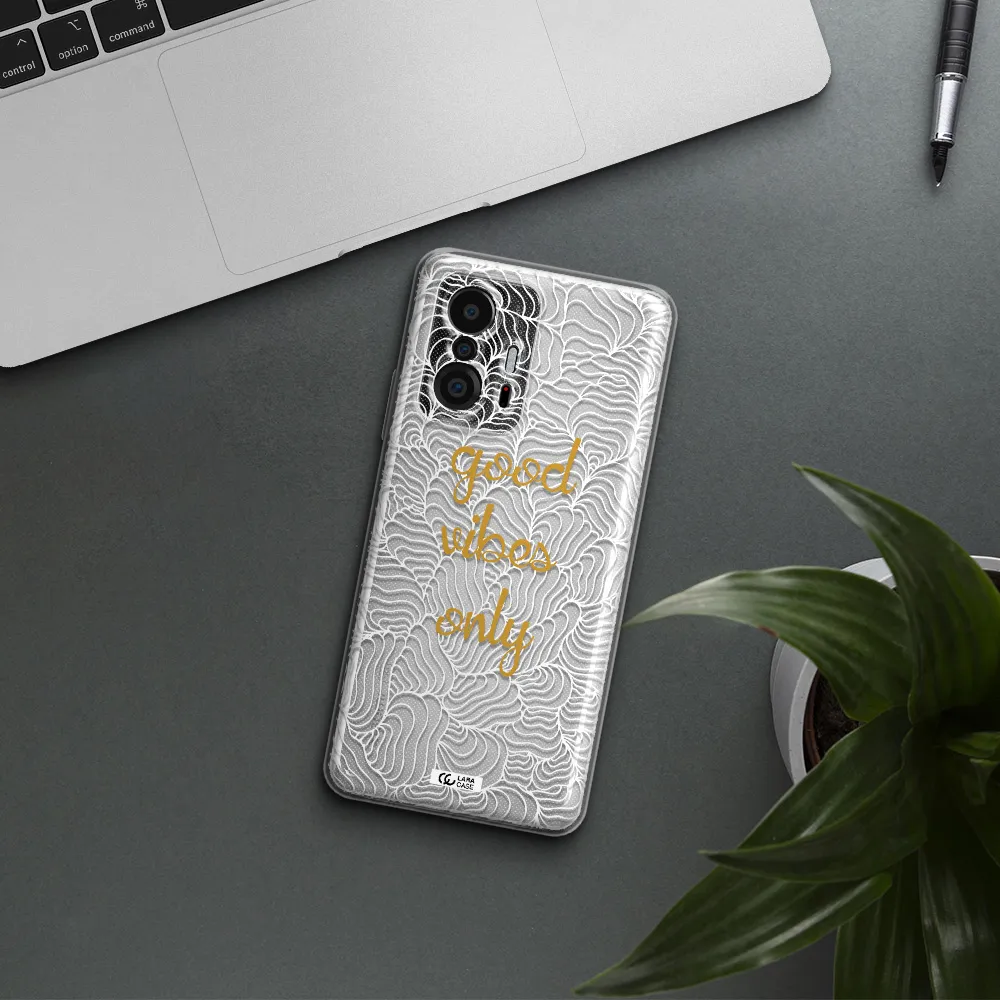 A White Background With Gold Text Xiaomi 11T Clear Tpu Case
