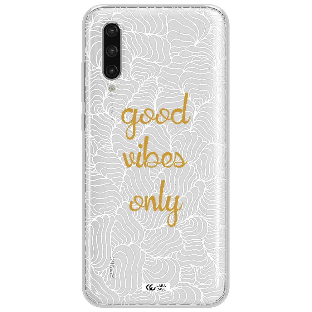 A White Background With Gold Text Xiaomi Mi 9 Lite Clear Tpu Case