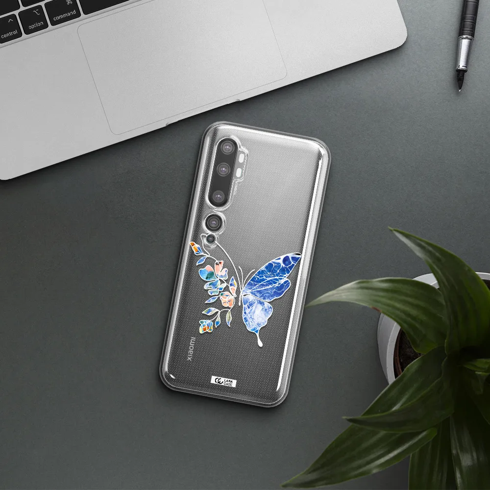 A White Background With Gold Text Xiaomi Mi Note 10 Clear Tpu Case