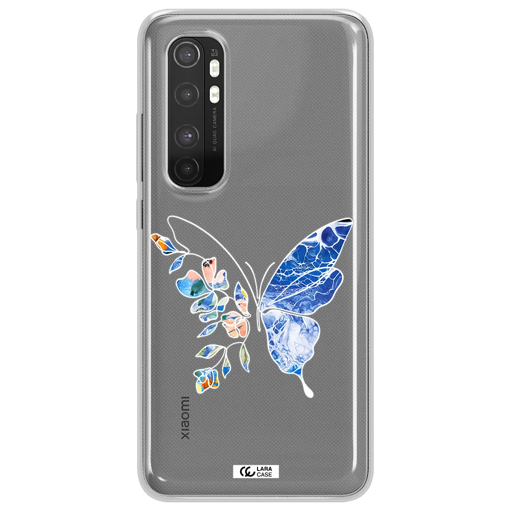 A White Background With Gold Text Xiaomi Mi Note 10 Lite Clear Tpu Case